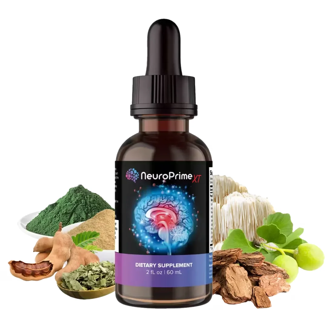 NeuroPrime memory support drops bottle
